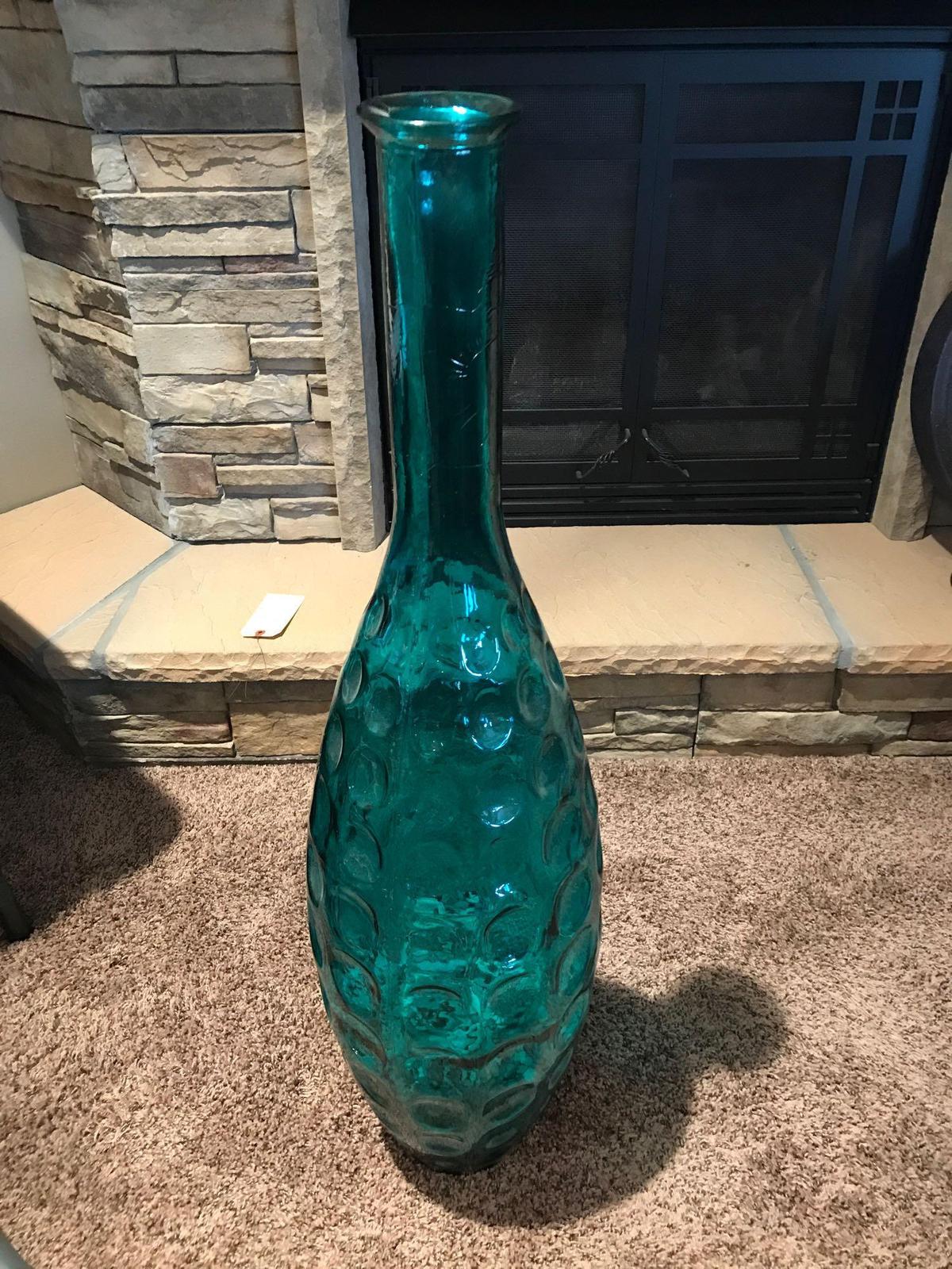 3' Tall plant vase