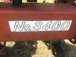 Kewanee #3400 S tine 3 pt. cultivator 12 row 30"