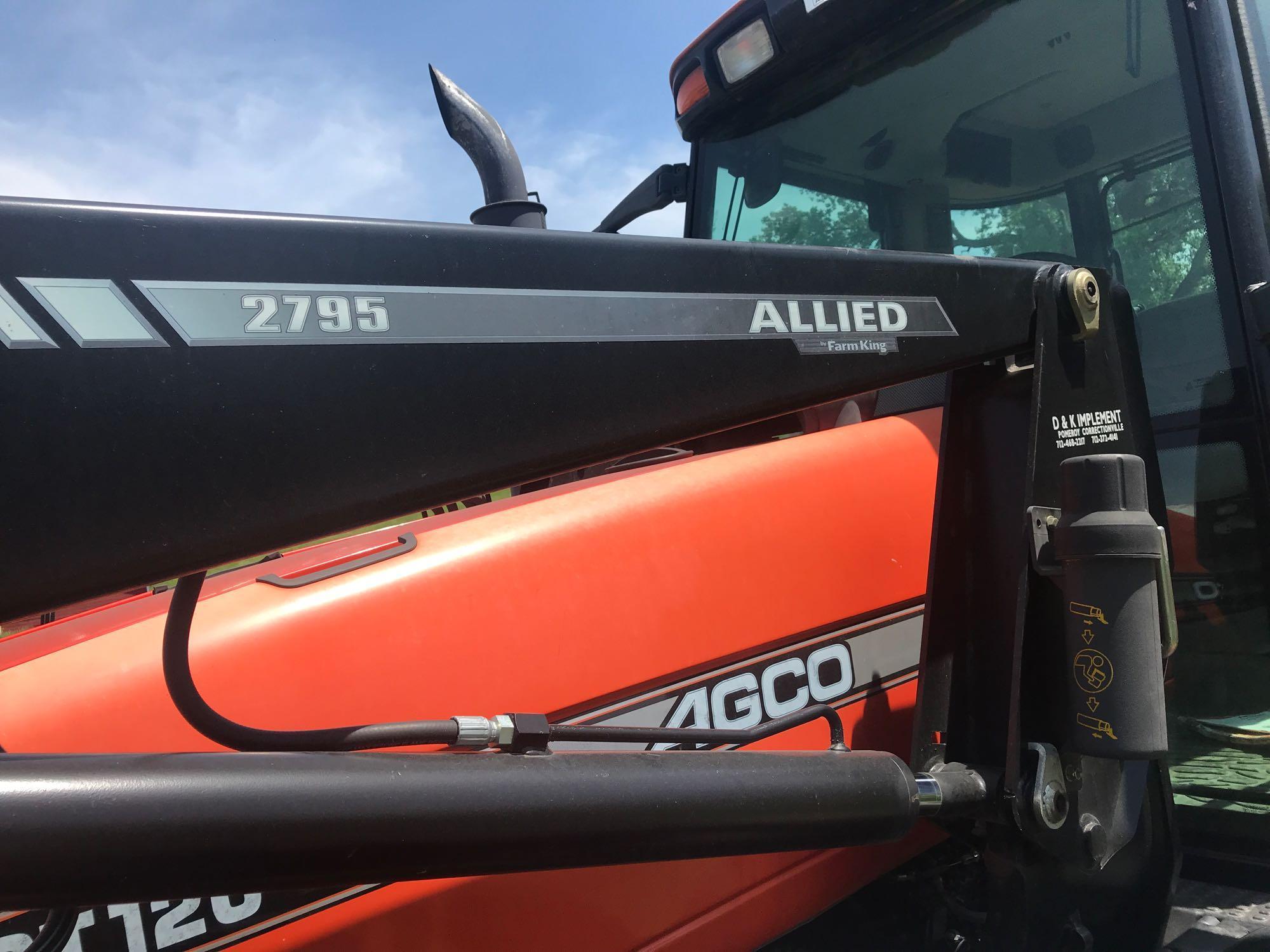 2010 AGCO RT 120, 1290 hours, powershift, MFD, 3pt., 4 outlets, CAH, excellent condition, Michelin