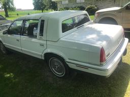 1993 Chrysler Fifth Avenue New Yorker 4 dr. Car w/all power, 3.8L 6 cyl engine