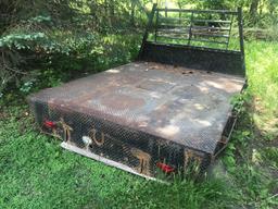 7'x8' steel Truck bed w/5th wh. Ball