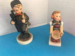 Hummel Figurines, 12 /I Chimney Sweep, TMK 3 and 73 Little Helper, TMK 3.