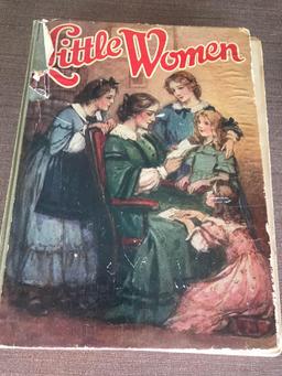 Books. "Little Women" and "The Practical Home Veterinarian.