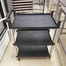 Poly Shelf Bussing Cart