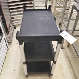 Poly Shelf Bussing Cart