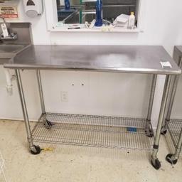 Stainless Steel Preparation Table