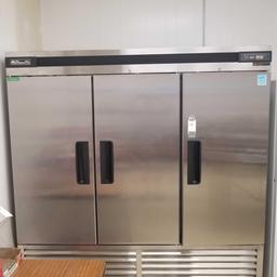 Blue Air BSF72cf Commercial 3 Door Stainless Steel Freezer 8 months old