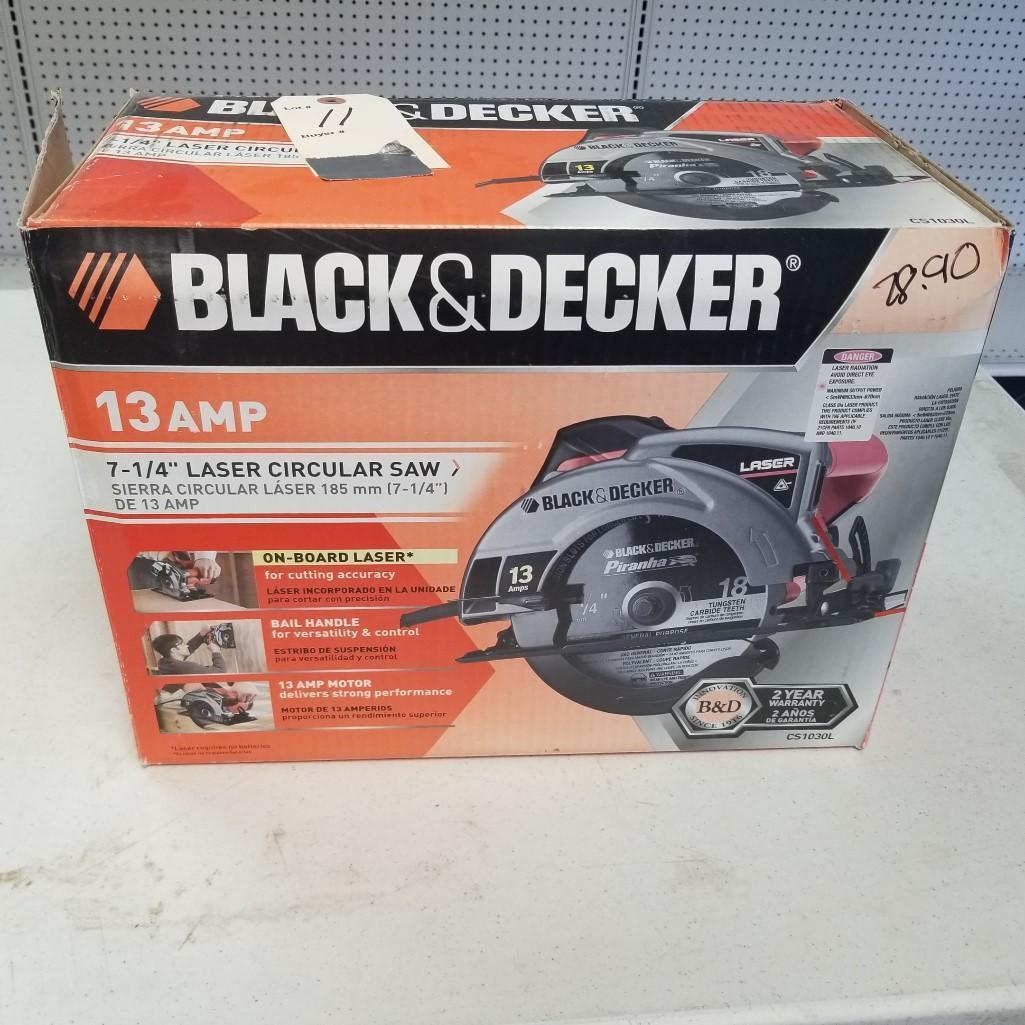 BLACK & DECKER 7 1/4" CIRCULAR SAW