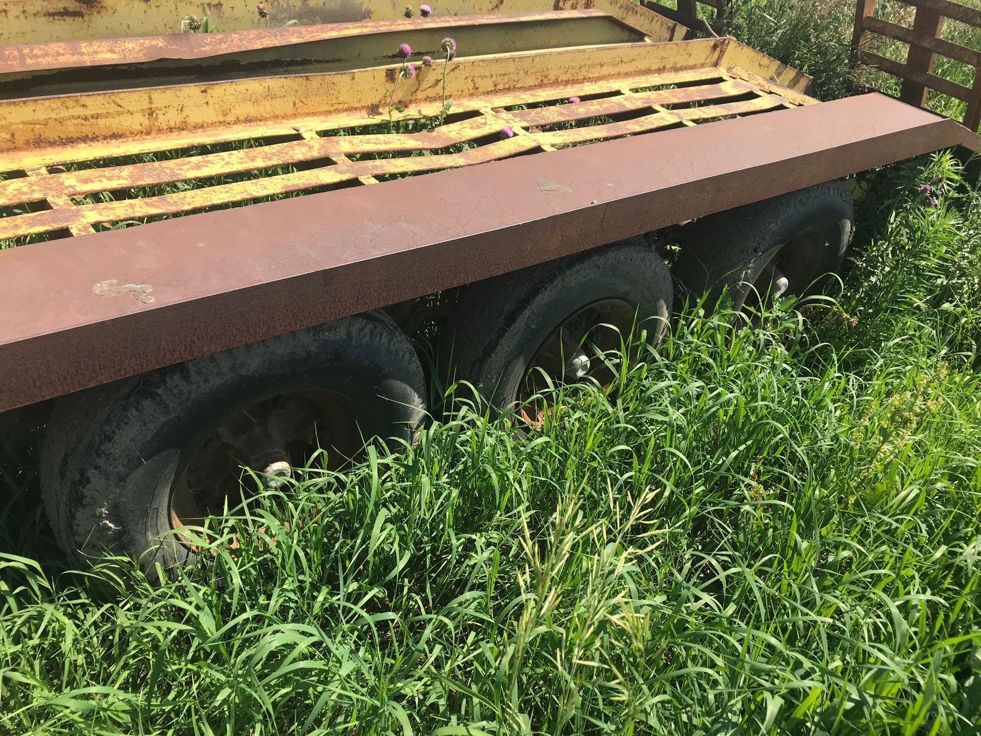 6 1/2' x 16 TRIPLE AXLE TRAILER