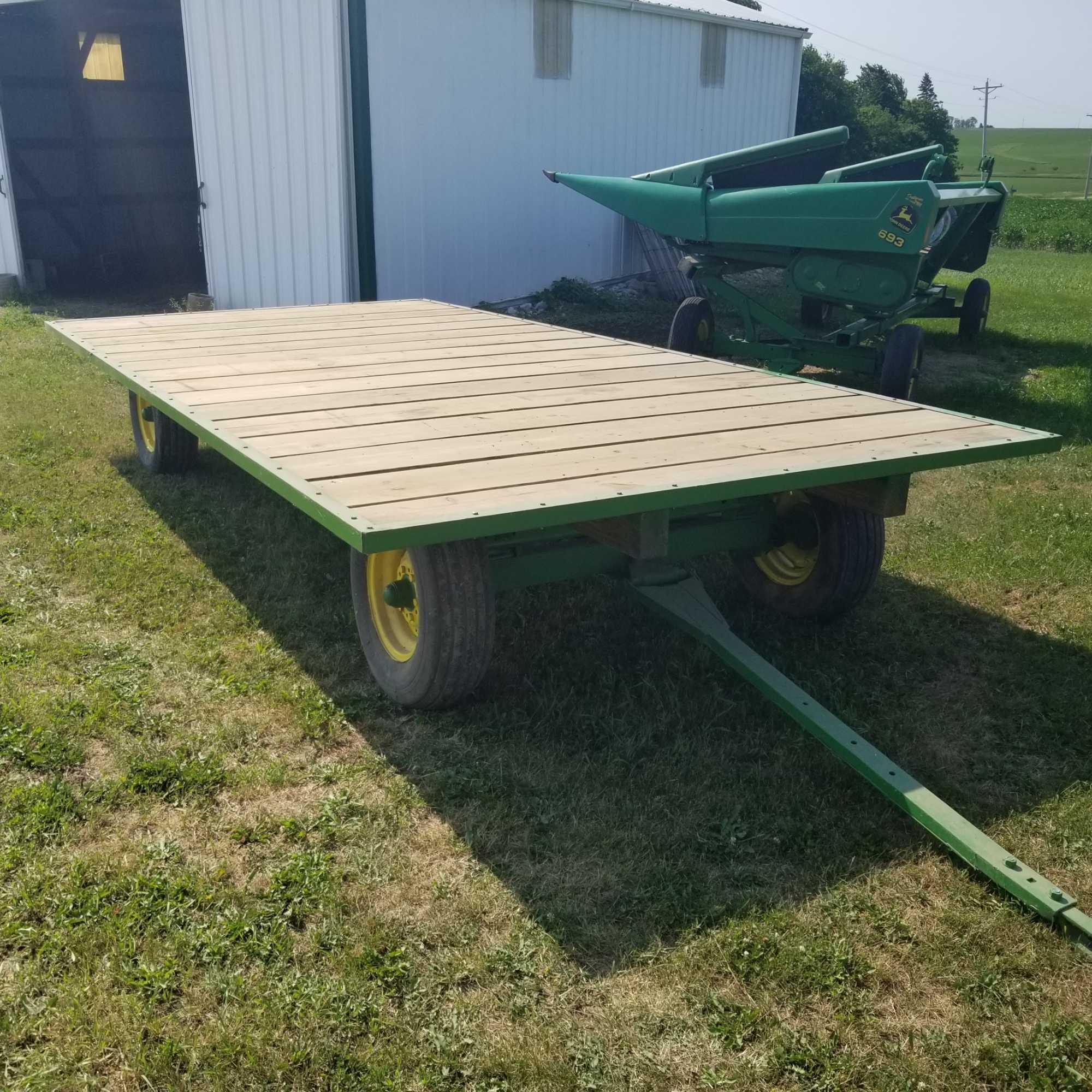 8' x 16' Flatrack w/new wood