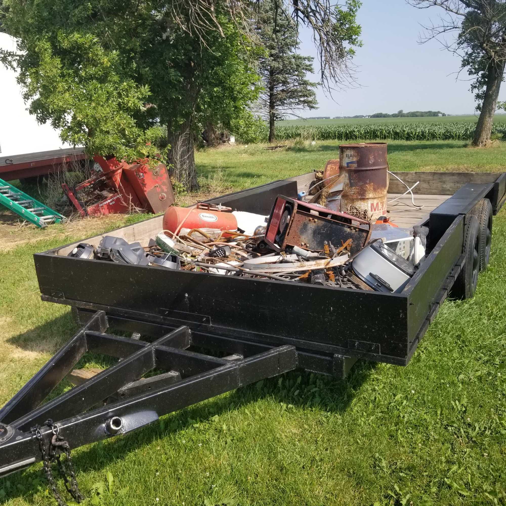 8' x 16' Tandem axle Trailer