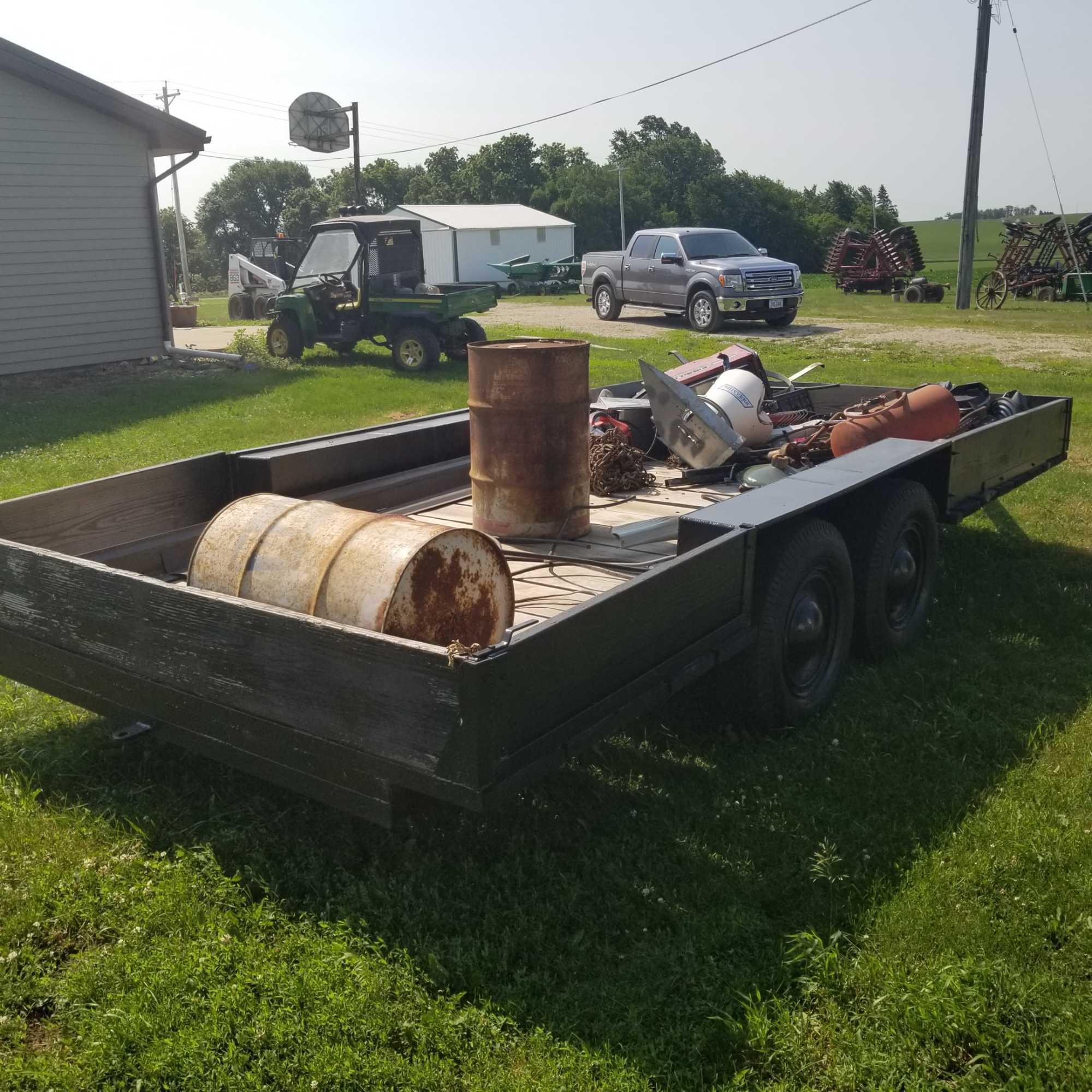 8' x 16' Tandem axle Trailer