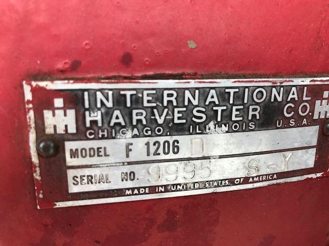 1966 IH 1206 Diesel Tractor