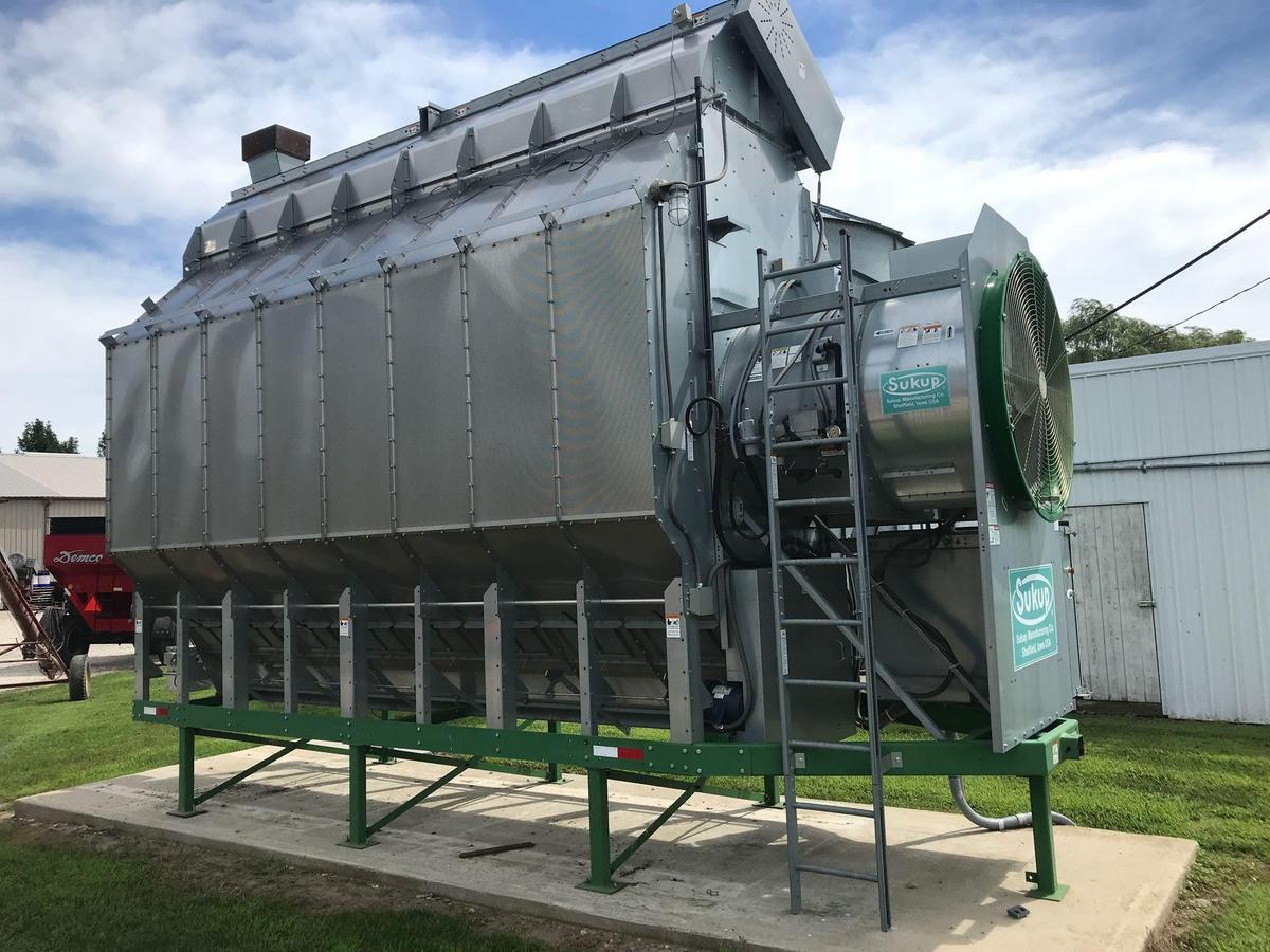 SUKUP T1611BS-16SGL CONTINUOUS FLOW GRAIN DRYER LOW USE