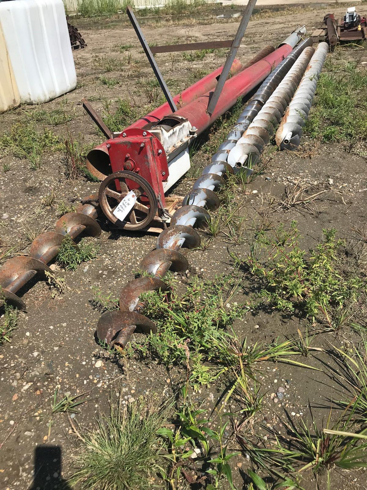 8'' x 39' approx. tubing w/ misc. 8'' augers