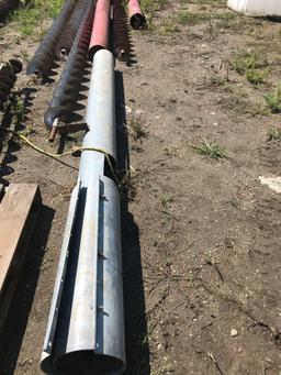 8'' x 39' approx. tubing w/ misc. 8'' augers