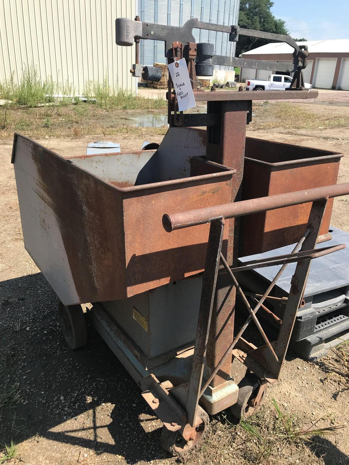 1000 lbs. weigh buggy on wheels