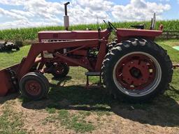 1965 Farmall 656 Gas Tractor W/Westenforf Loader