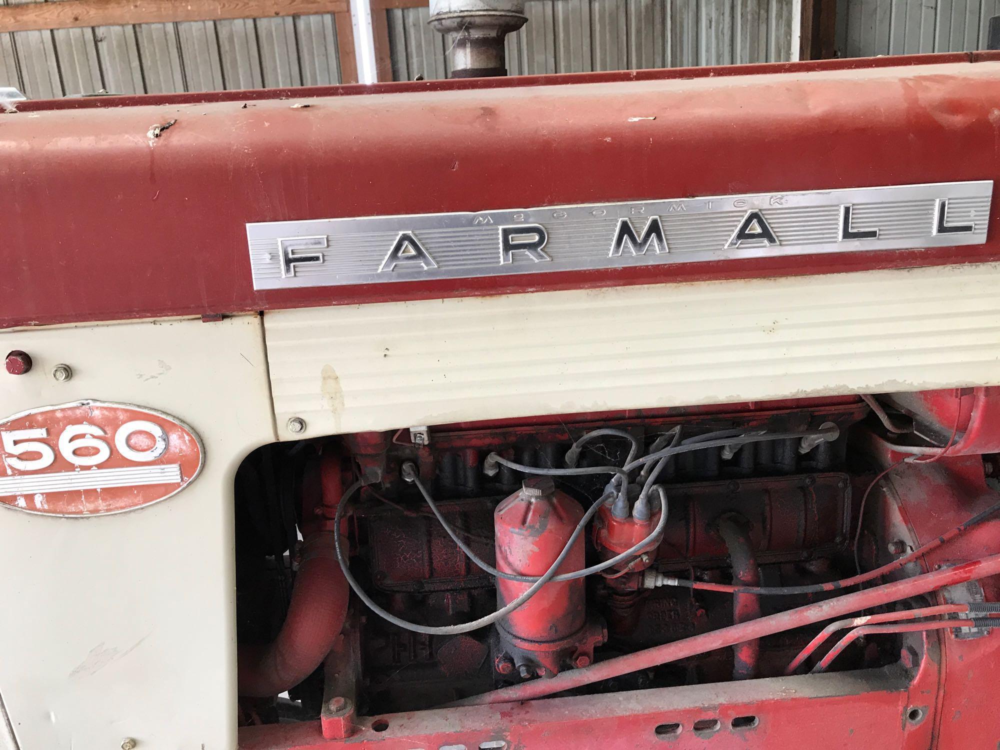 1961 Farmall 560 Gas Tractor