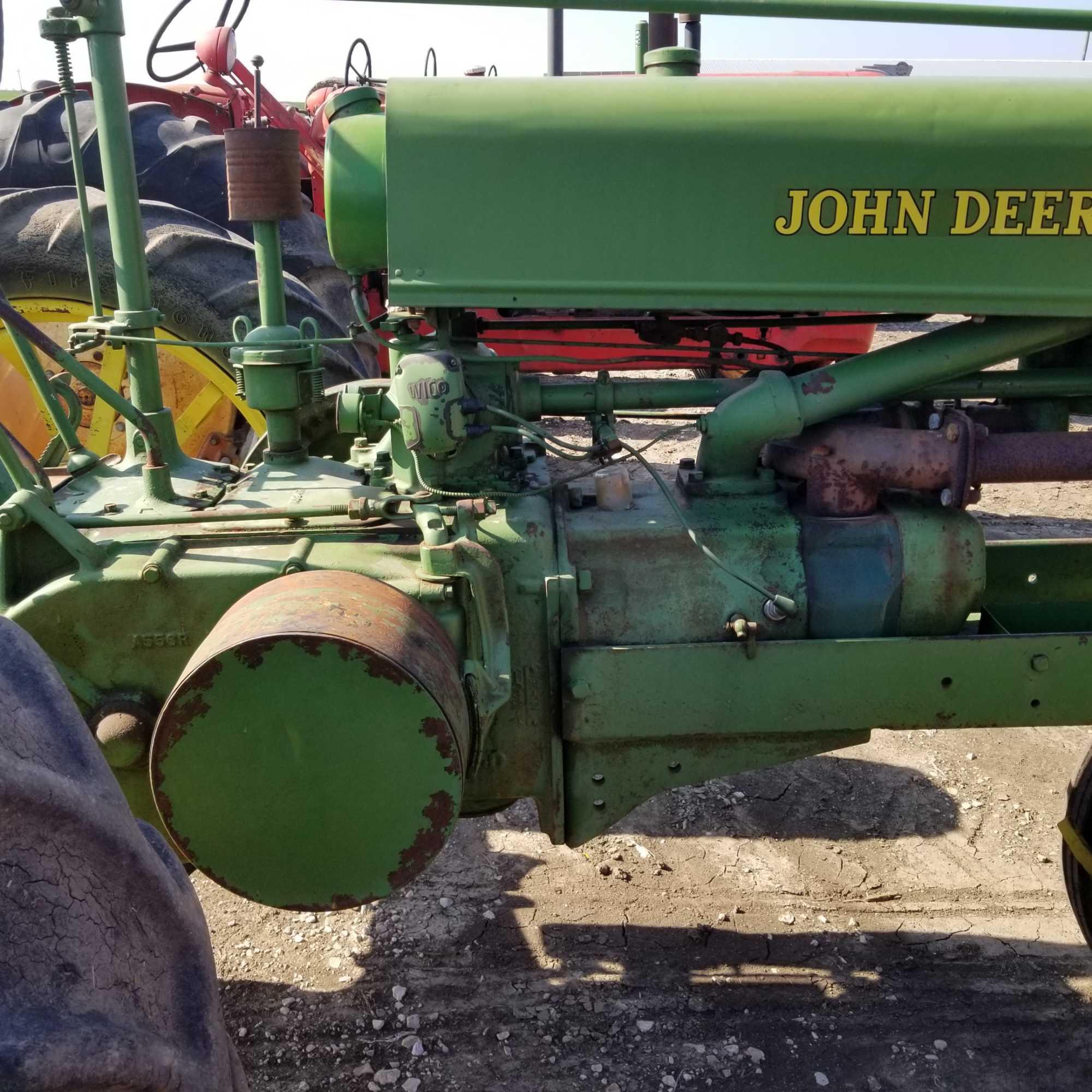 1951 John Deere A, unstyled Tractor