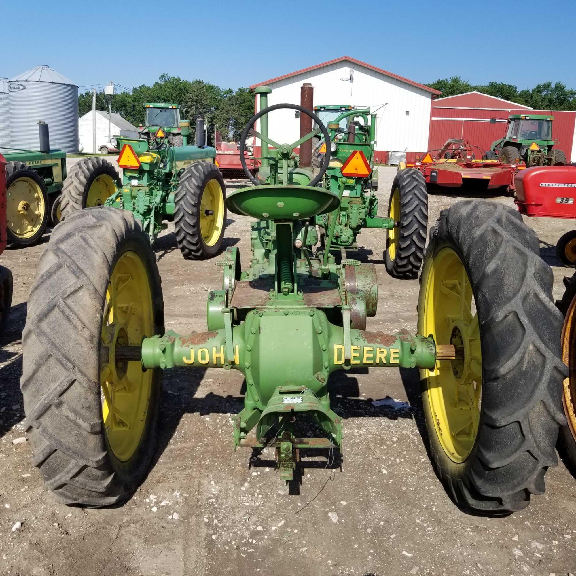 1951 John Deere A, unstyled Tractor