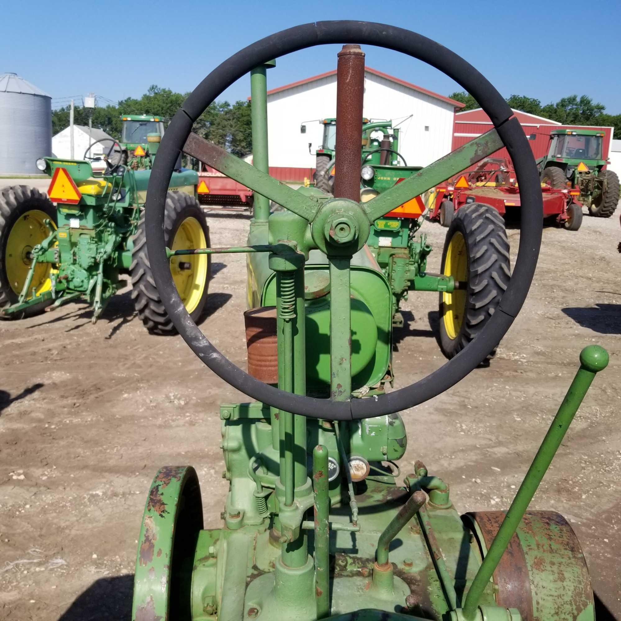 1951 John Deere A, unstyled Tractor