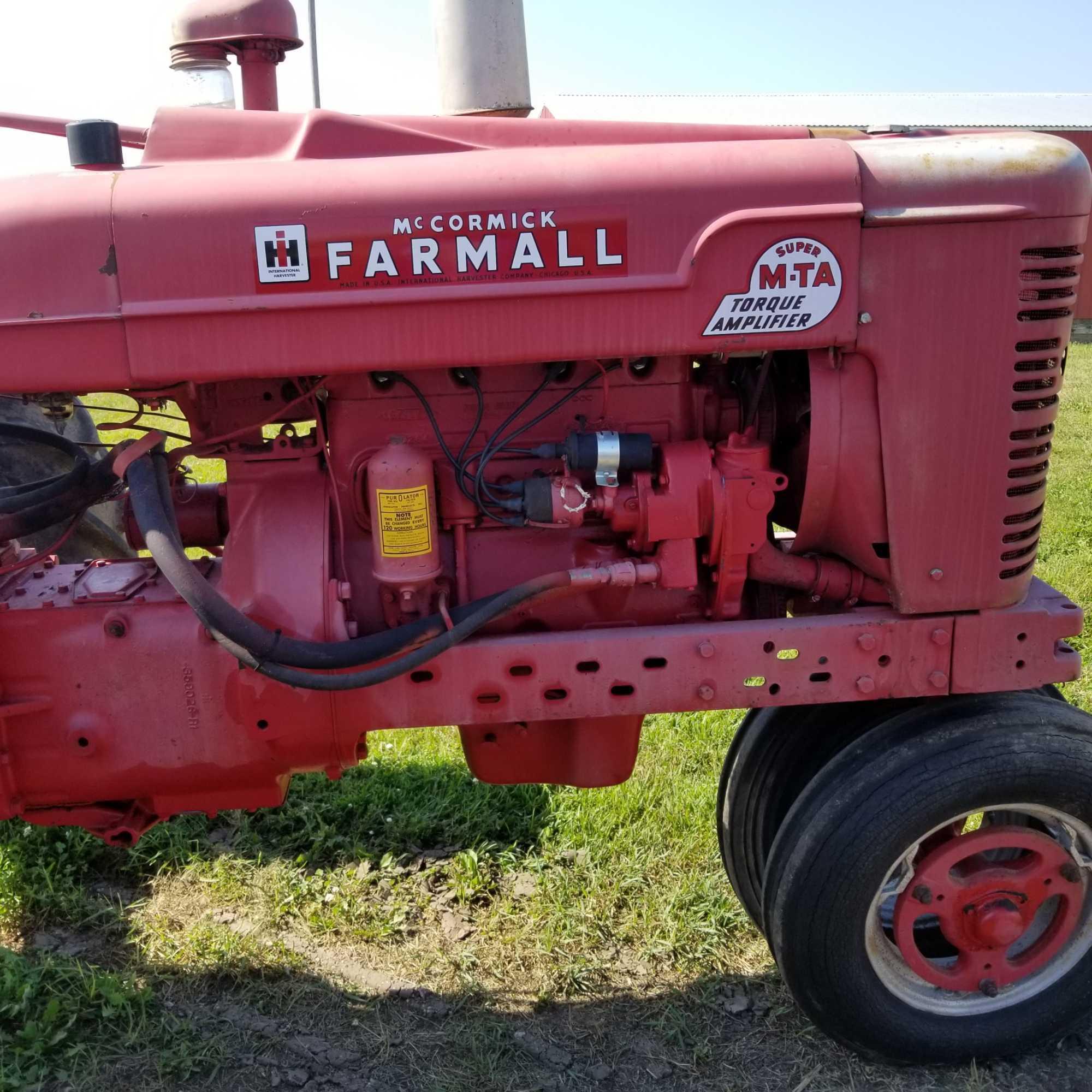 1954 McCormick Farmall Super M-TA Tractor