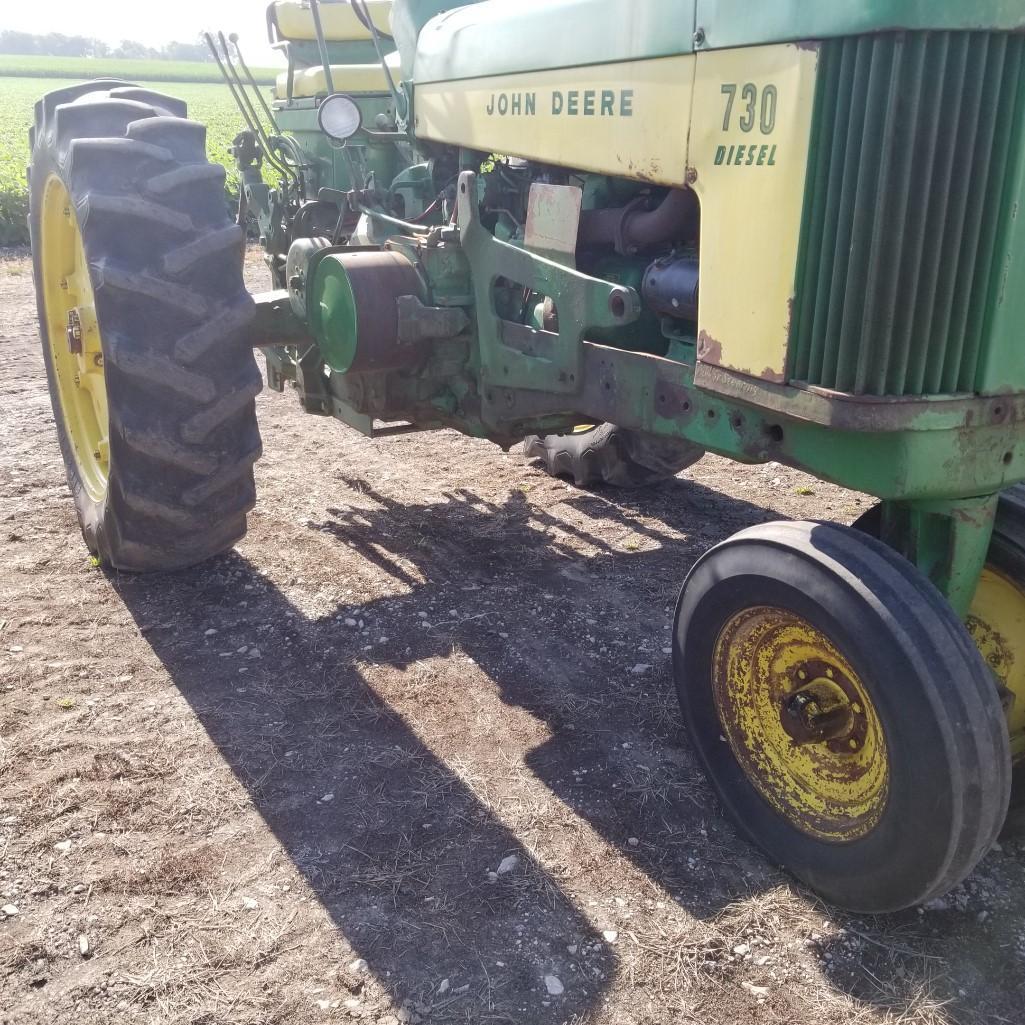 1959 John Deere 730 Diesel Tractor