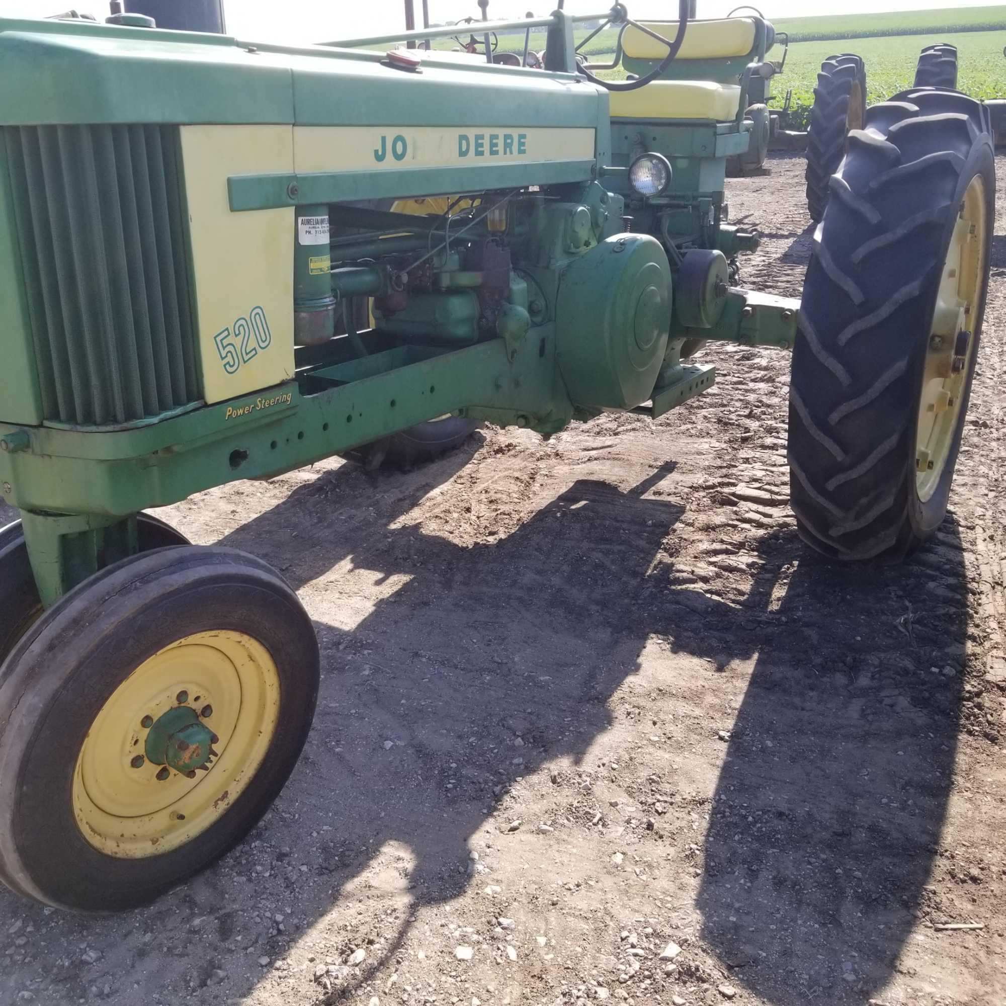 1957 John Deere 520 Gas Tractor