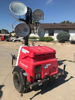 MAGNUM JOBSITE PEDESTAL LIGHT/GENERATOR TRAILER