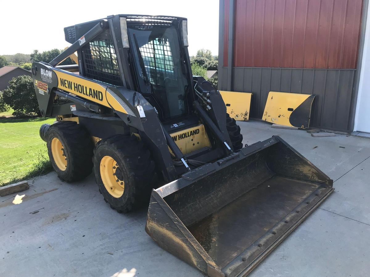 NEW HOLLAND L185 SKIDLOADER CAB AC HTR