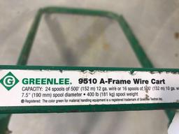 GREENLEE 9510 PORTABLE WIRE DISPENSER CART