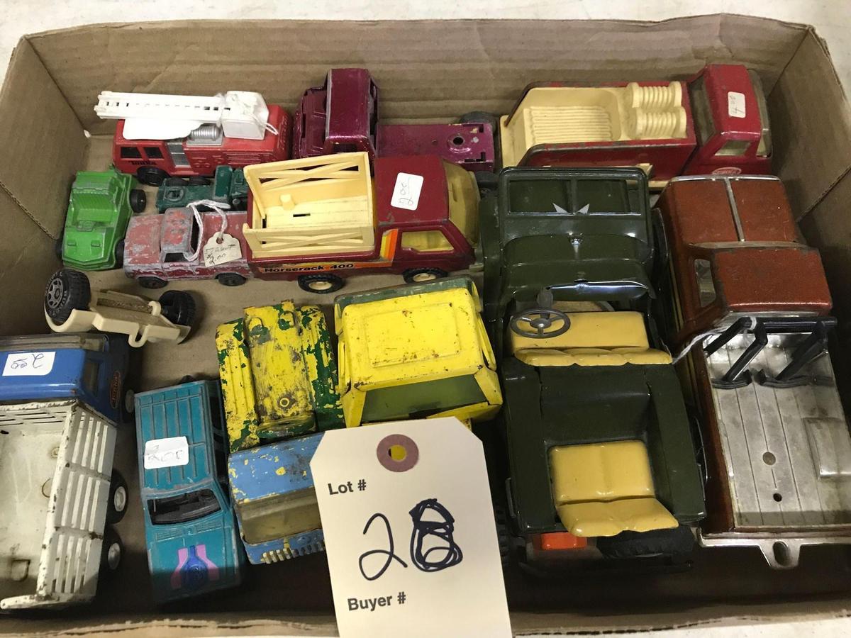 ASSORTMENT TONKA/NYLINT PICKUPS TRUCKS JEEP