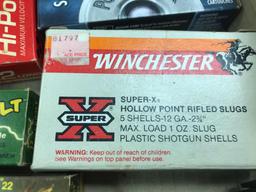 ASSORTMENT RIFLE & SLUG AMMUNITION VINTAGE