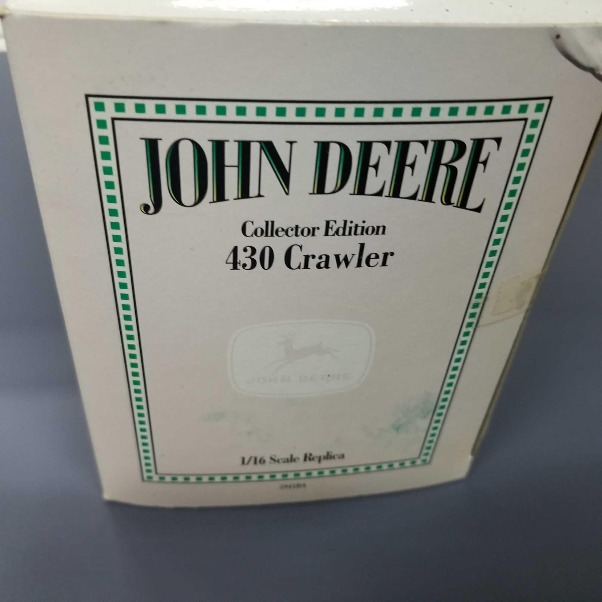 JOHN DEERE "430" CRALER COLLECTOR EDITION