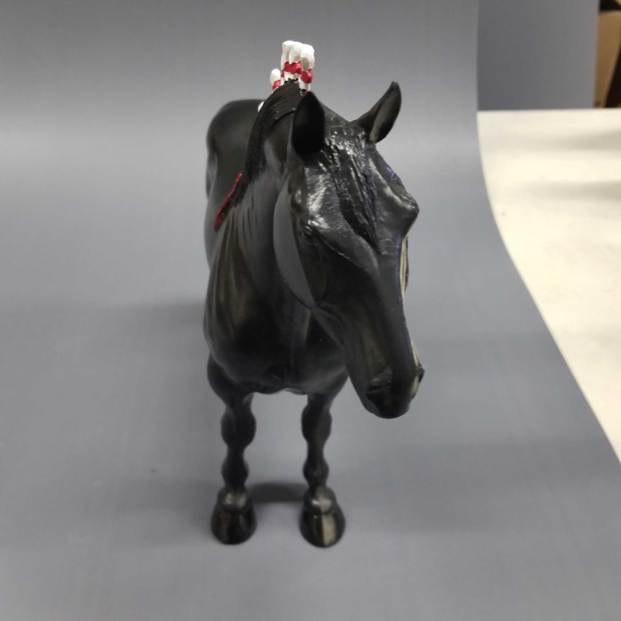 PETER STONE 1996 BLACK DRAFT HORSE RED DRESSING