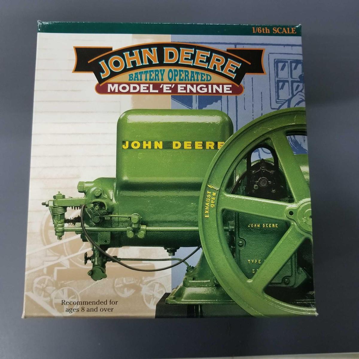 JOHN DEERE MODEL "E" HIT-MISS BATTERY OPERATED ENGINE