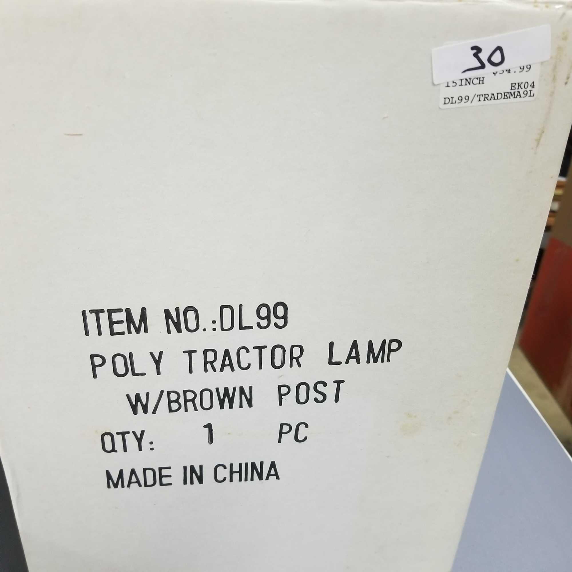 POLY TRACTOR LAMP