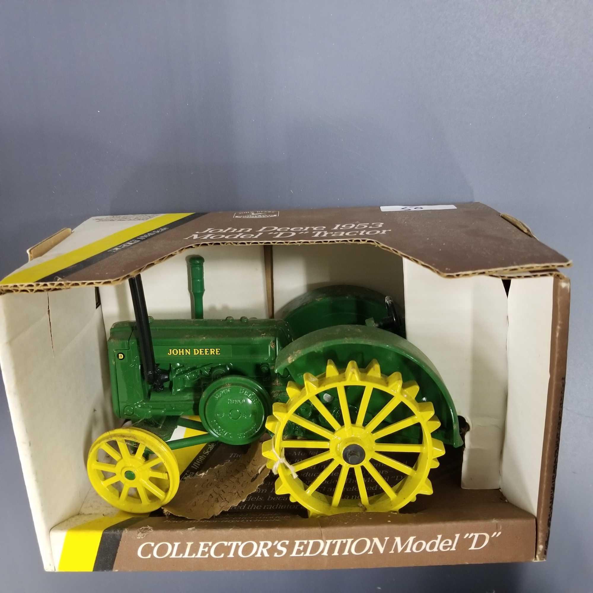 JOHN DEERE MODEL "D" COLLECTORS EDITION ON STEEL