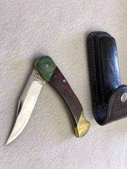Schrade Lock Blade Knife and Gun Cleaning Equipmment