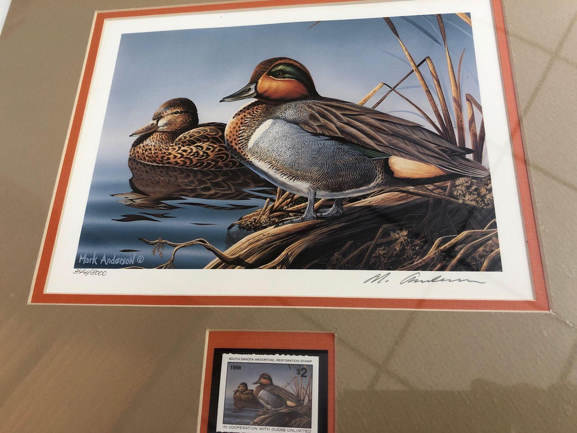 Assortment Ducks Unlimited Prints/Stamps