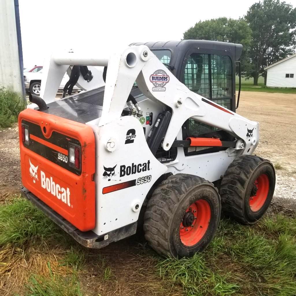 Bobcat S650 Wheel Skidloader Cab A/c Heater 357 Hours