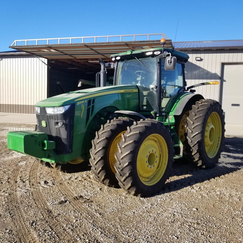 2013 John Deere 8335R ILS Powershift F&R Duals 1076 Hours