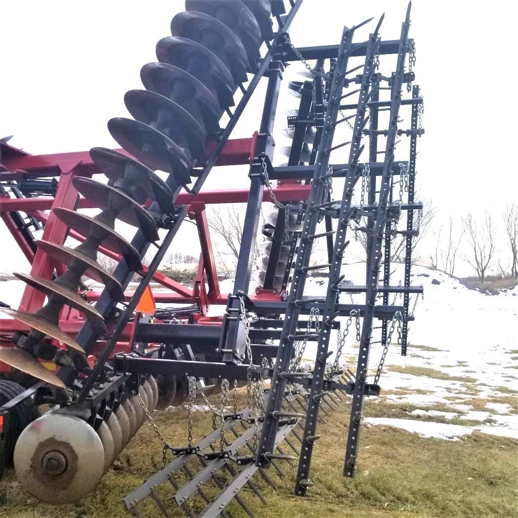 Case IH RMX 370 34' Disk Harrow Rock Flex Spike Harrow