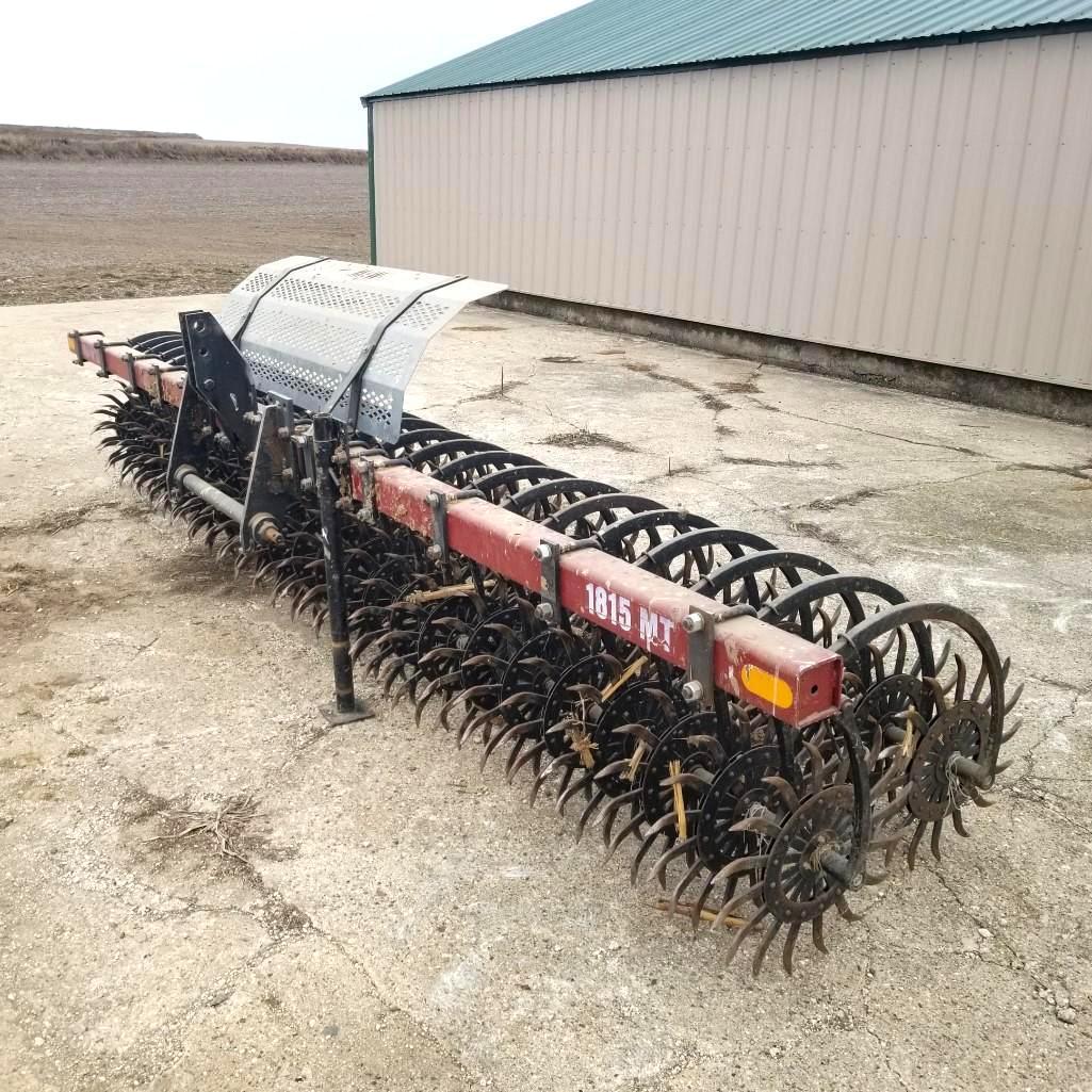 M&W 1815 MT 15' Rotary Hoe Min Til 3 Point Mounted