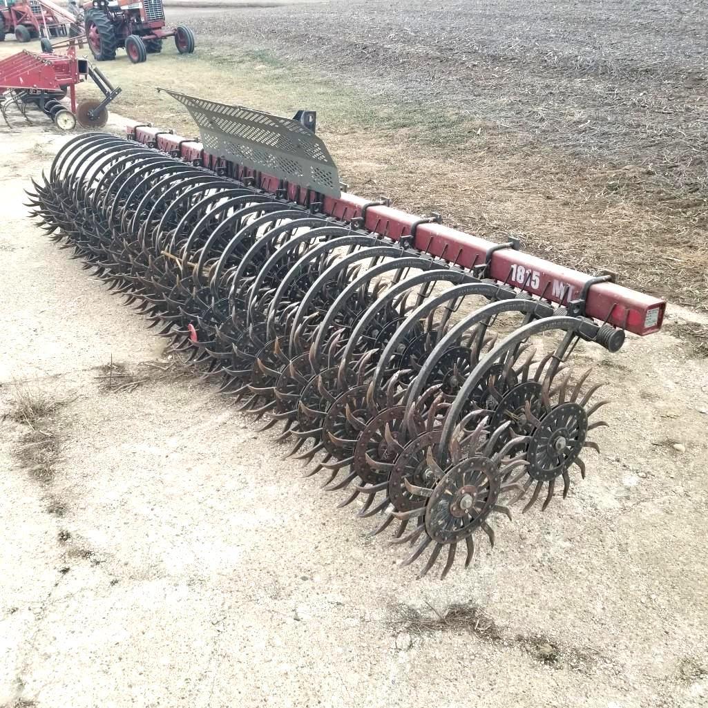 M&W 1815 MT 15' Rotary Hoe Min Til 3 Point Mounted