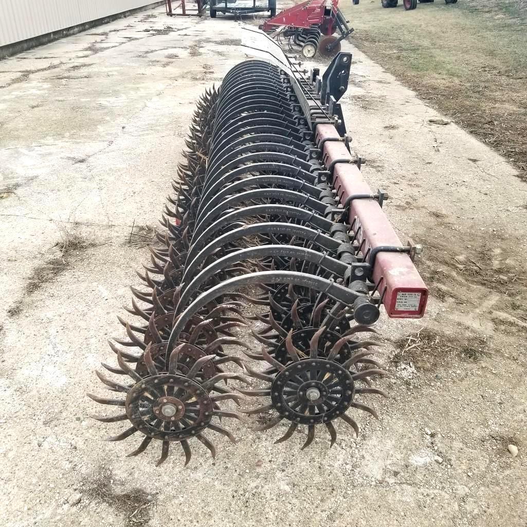 M&W 1815 MT 15' Rotary Hoe Min Til 3 Point Mounted