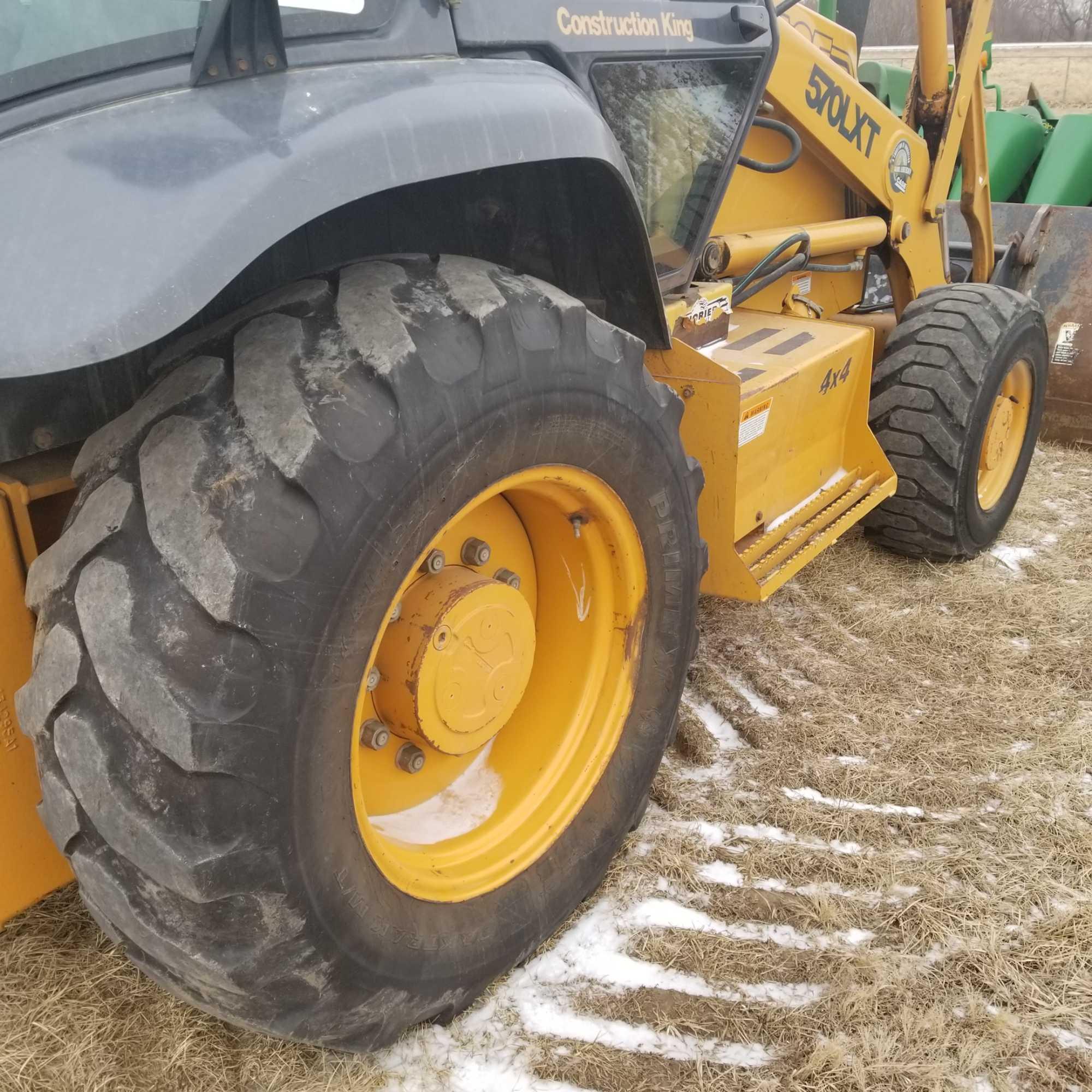 Case 570LXT Construction Loader Cab MFD