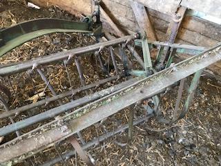 John Deere Hay Rake on Steel