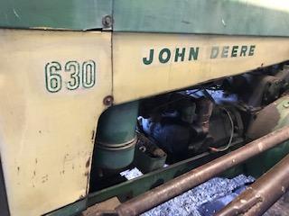 1958 John Deere 630 Gas Tractor w/Stanhoist Loader